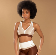 Load image into Gallery viewer, Espresso Luxe Tri-Colour Bra
