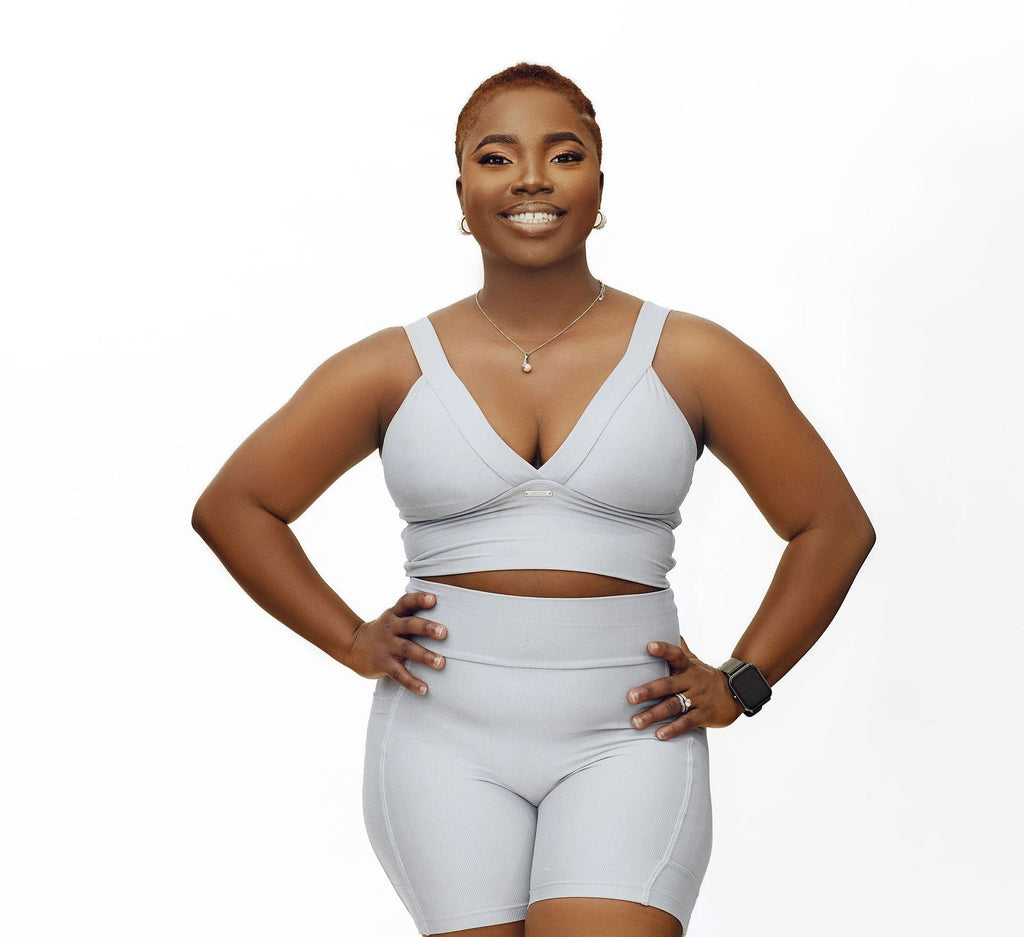 Revive V- Cut Sport Top- Platinum Sheen