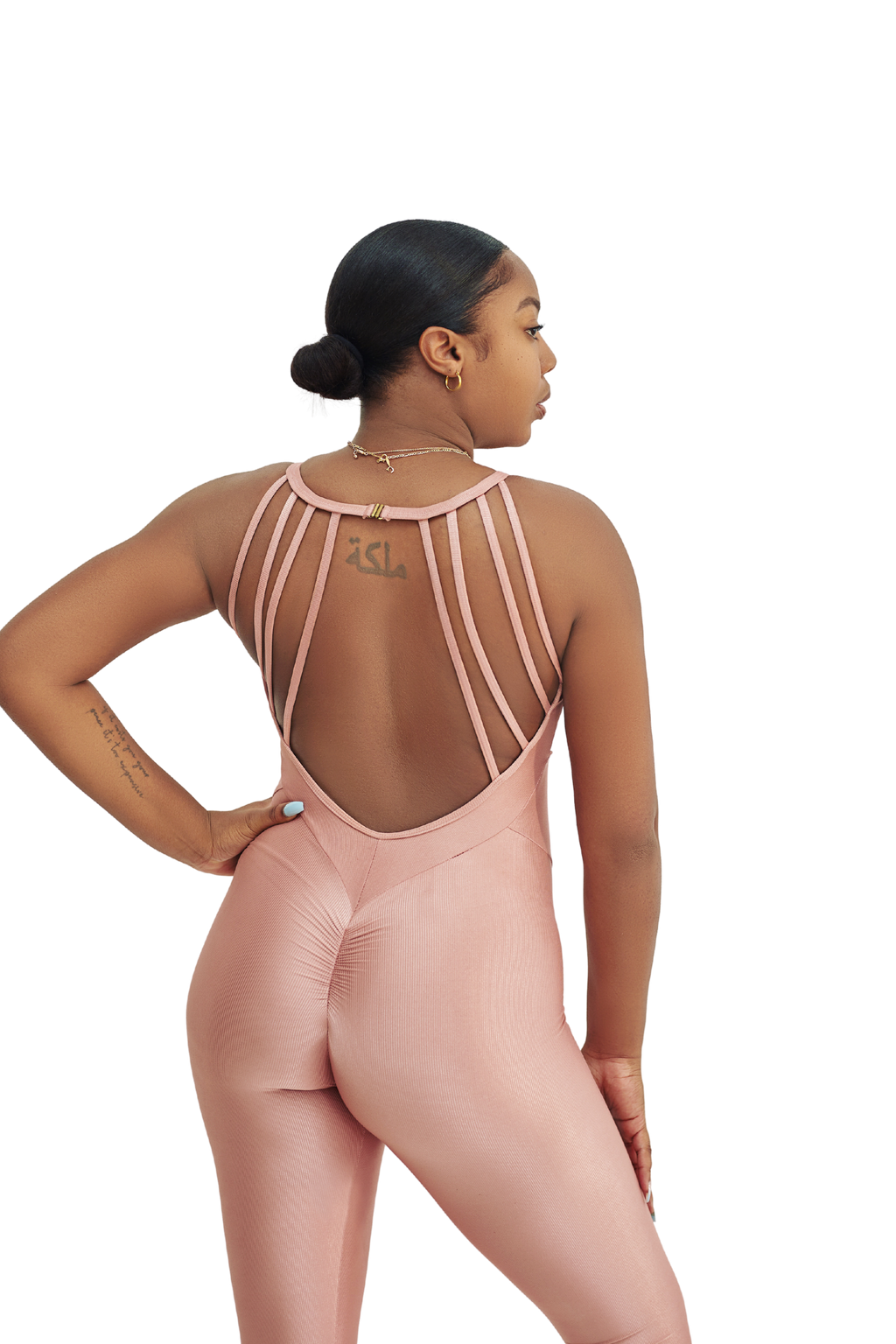 ELEVATE JUMPSUIT ROSE GOLD