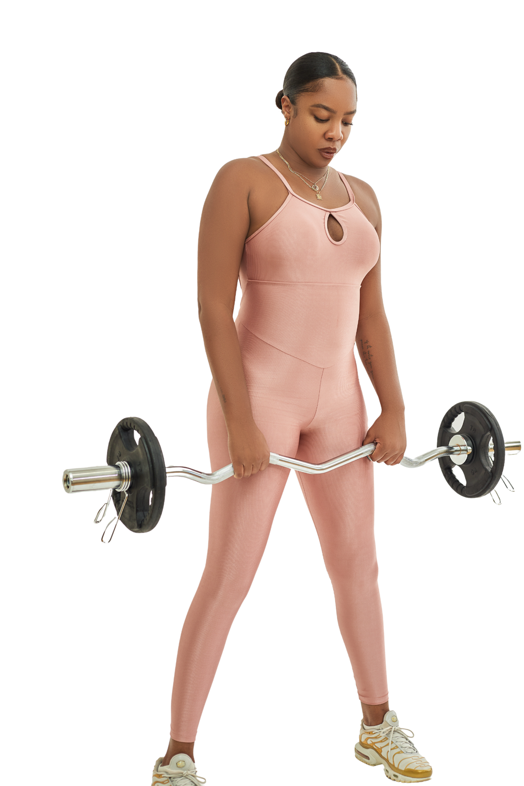 ELEVATE JUMPSUIT ROSE GOLD