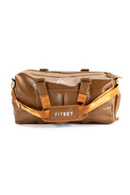 Load image into Gallery viewer, CARAMEL BROWN LUXURY SPORT DUFFLE BAG
