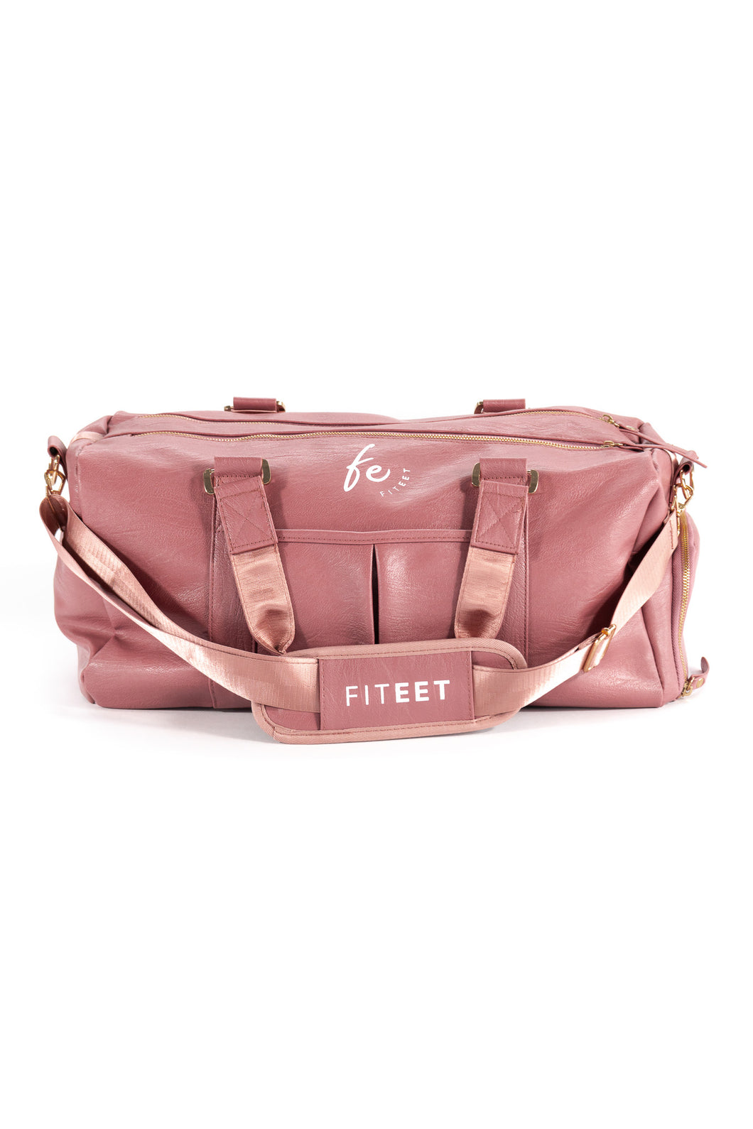 BLUSH PINK LUXURY SPORT DUFFLE BAG