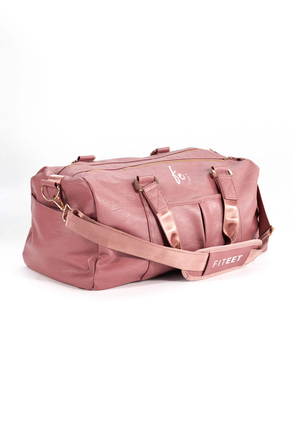 BLUSH PINK LUXURY SPORT DUFFLE BAG