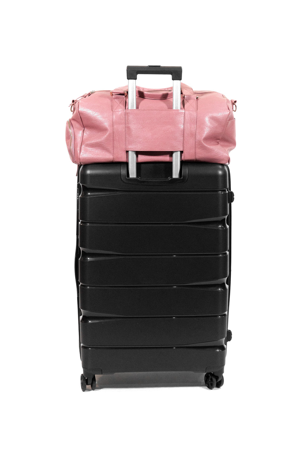 BLUSH PINK LUXURY SPORT DUFFLE BAG