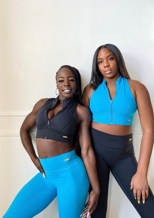 Azure Full Length Leggings